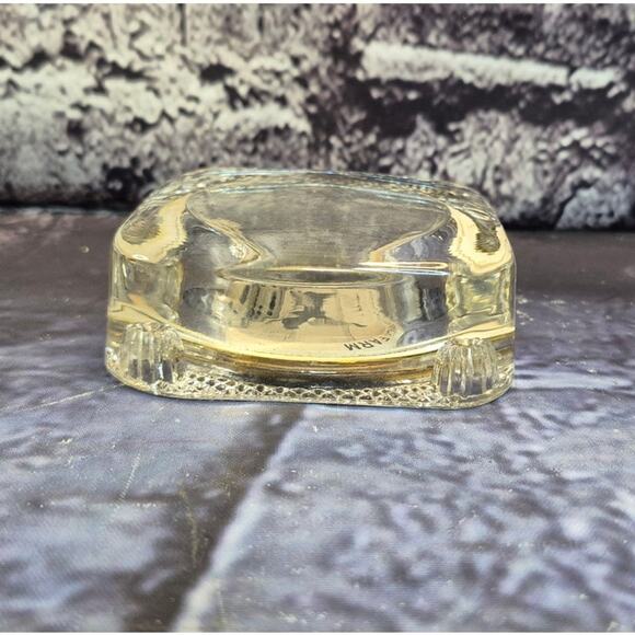 Vintage 1908 Cawston Ostrich Farm Gambling Glass Paperweight California - Picture 4 of 7